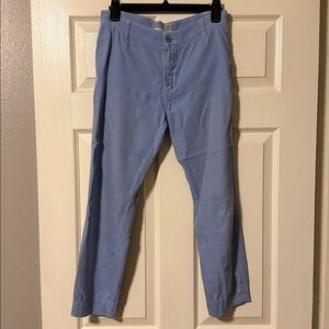 Closed Light Blue Italian Trousers